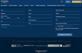 You just need to register to get full access to all the games of Europa Casino, because the bonuses are given a certain player, not to an anonymous computer.