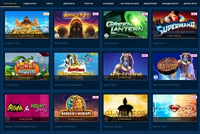 Choose a game (slot machines, progressive games, roulette, Live games, blackjack, baccarat, video poker, arcade games, card games, scratch games, table games, keno, craps, etc).
